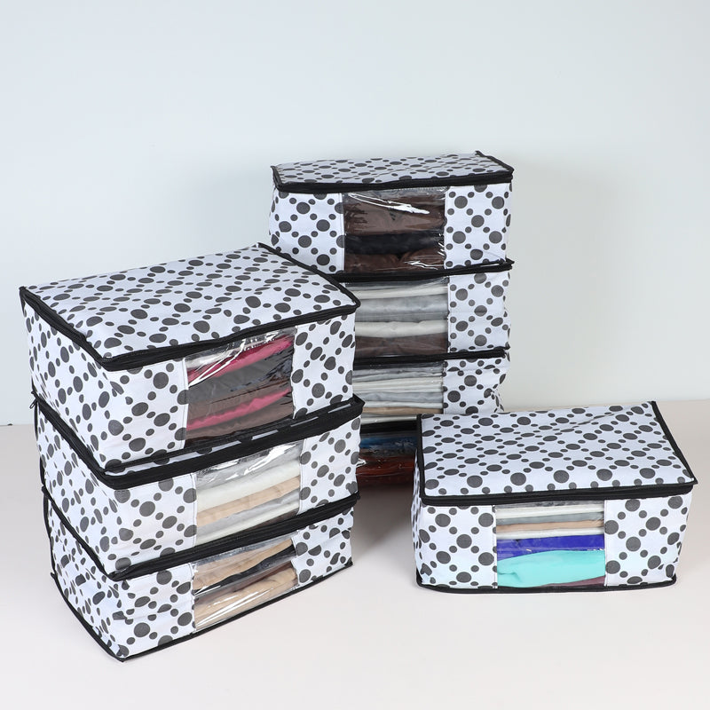 Rigg Polka Dot Saree Cover - Set Of Eight image 3