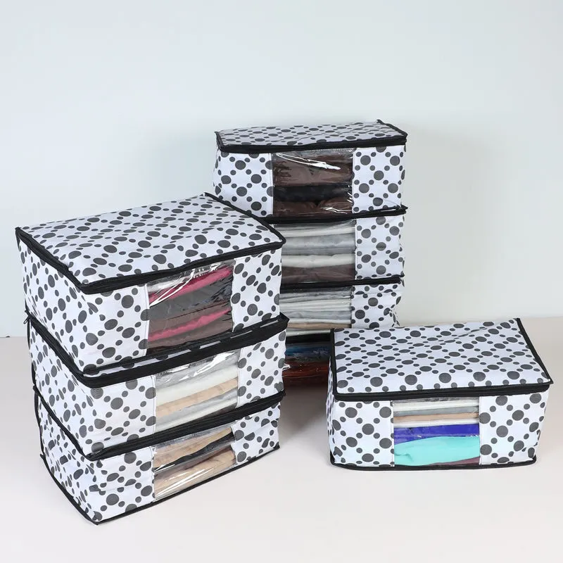 Rigg Polka Dot Saree Cover - Set Of Eight media 3