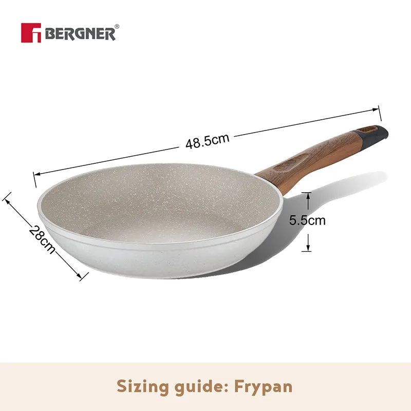 Bergner Nano Sear Non-Stick Frying Pan (28 cm) - White media 7