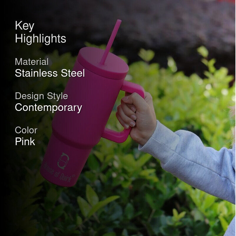 Hydra Boost Stainless Steel Tumbler (1200 ML) - Raspberry image 2