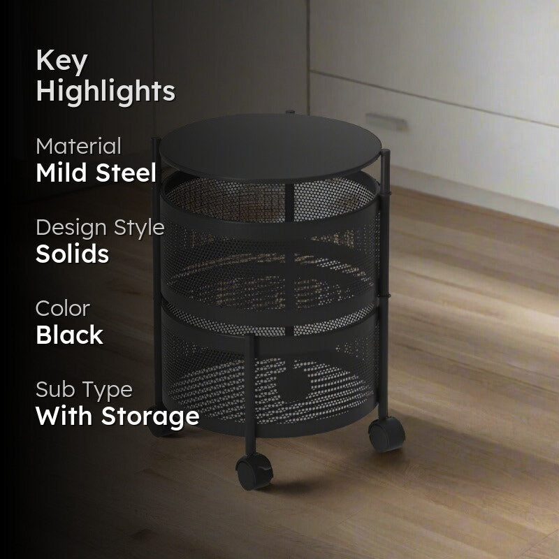 Meso Two Tier Storage Rack With Wheels media 2