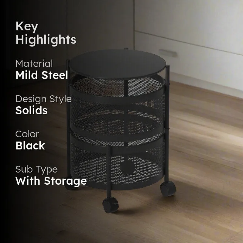 Meso Two Tier Storage Rack With Wheels media 2