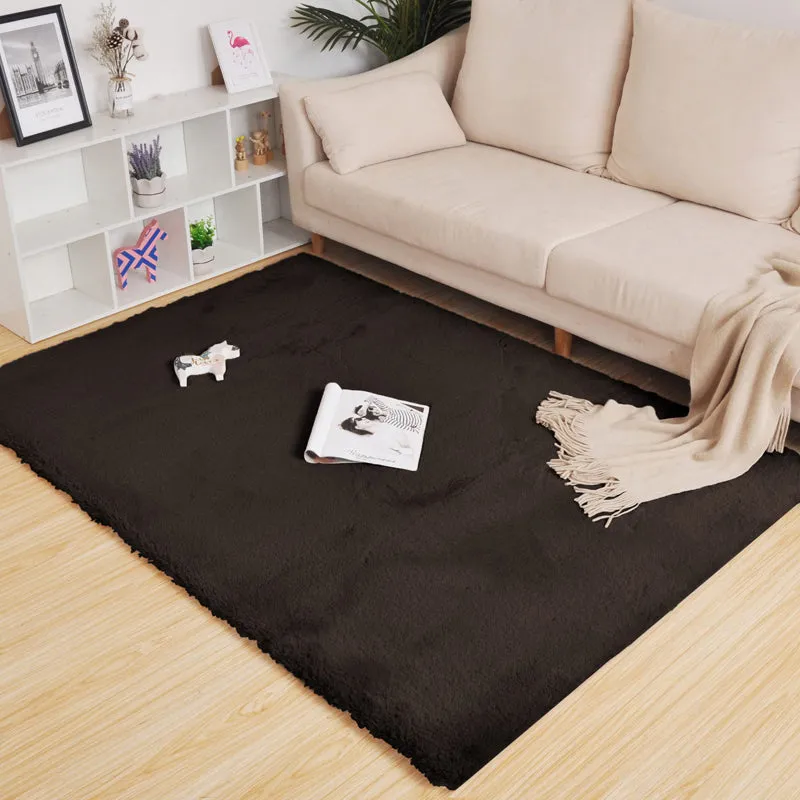 Ruffle Luxe Area Rug - Brown media 1