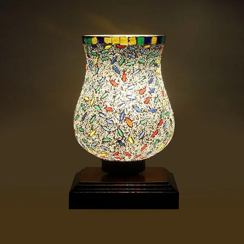 Lumira Mosaic Glass Table Lamp - Multicolor media 8