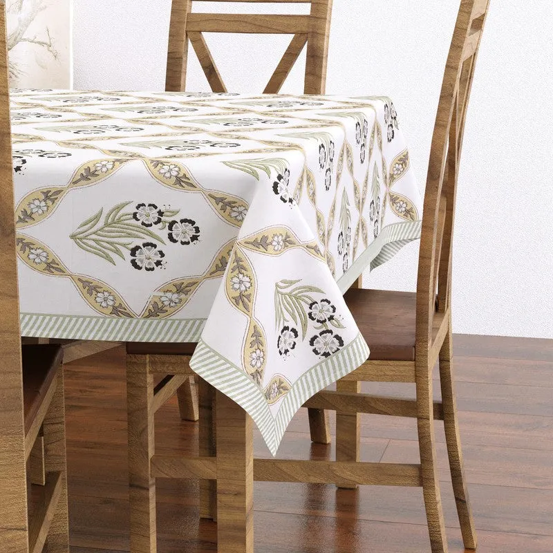 Eleganza Cotton Table Cover - Yellow,Green media 3