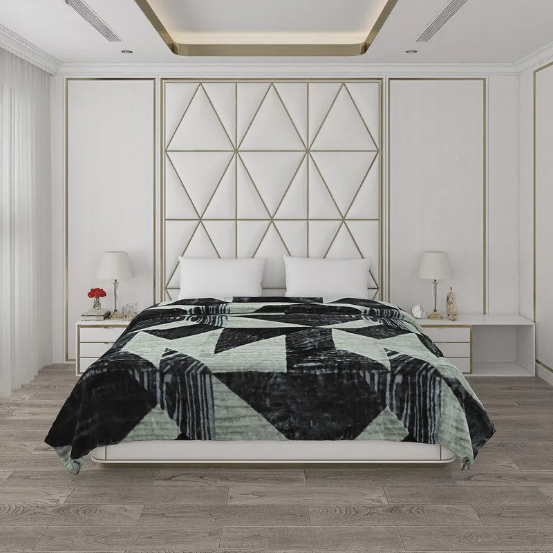 Monte Carlo Cross Mosaic Blanket - 600 GSM media 3