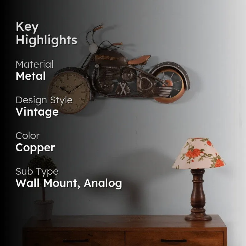 Rider Dial Highlight Metal Wall Clock media 2