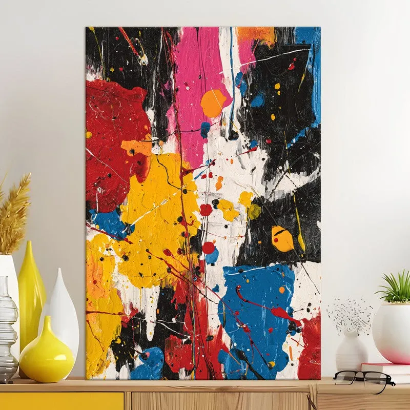Dynamic Stroke Matrix Canvas Wall Art media 5