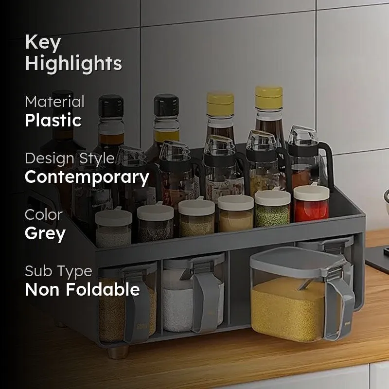Spicet Condiment Shelf - Grey media 2