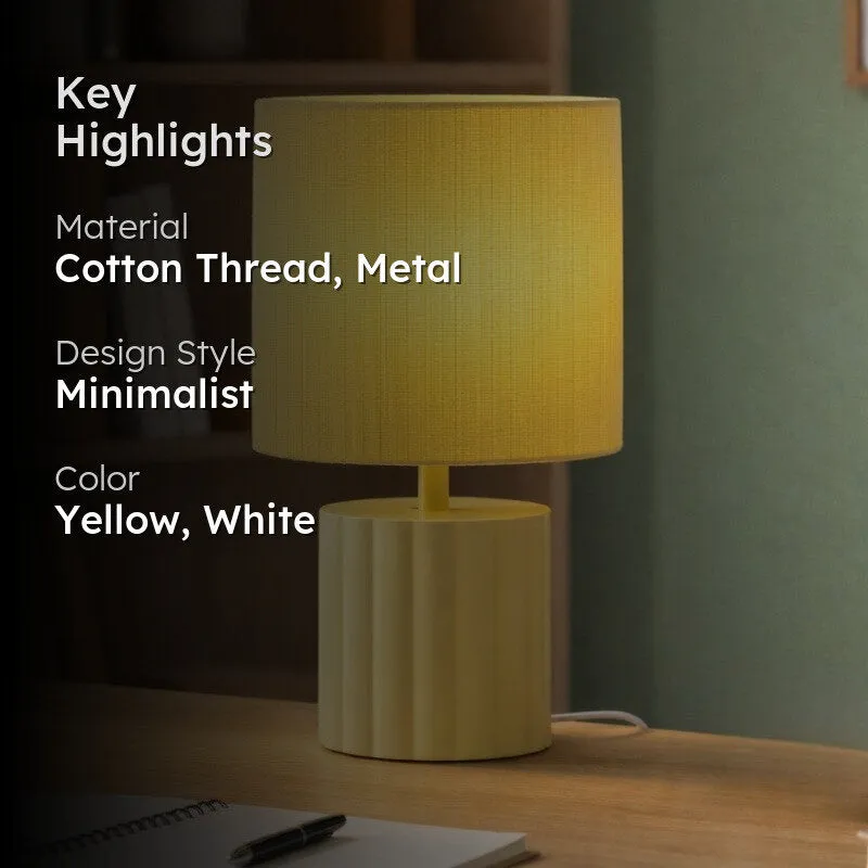 Velton Studio Cotton Table Lamp - Yellow media 2