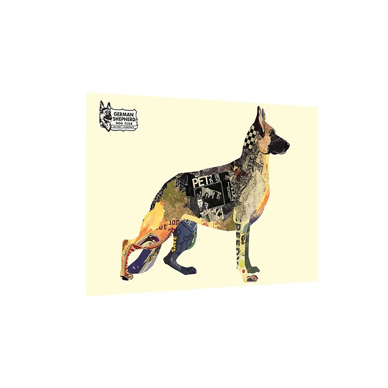 German Sheperd Canvas Wall Painting media 3