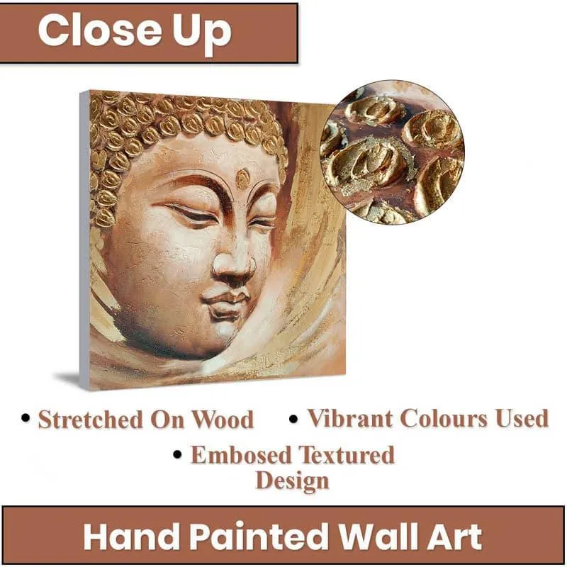 Tranquil Buddha Wall Painting media 7