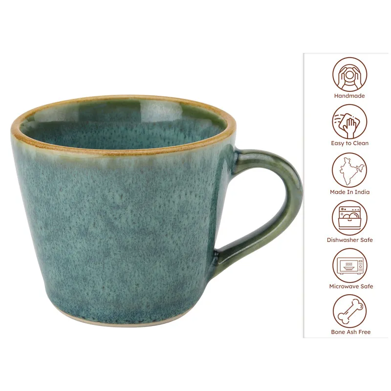 Infusa Ceramic Tea Cup (175 mL Each) - Set of Four media 5