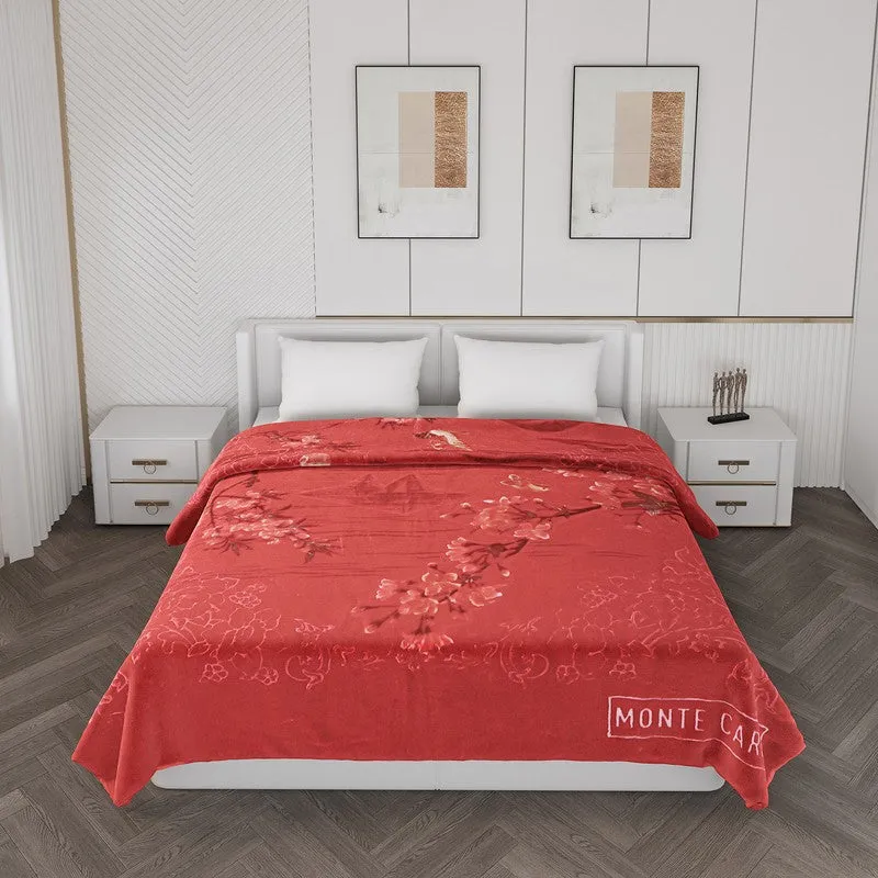 Monte Carlo Crimson Cascade Blanket (Red) - 850 GSM media 3