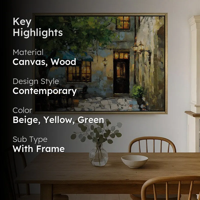 Amberia Canvas Wall Painting With Frame media 2