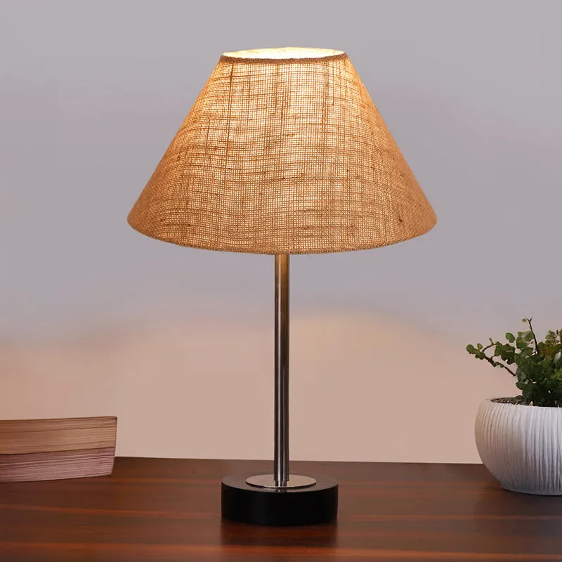Sienna II Rodin Wooden Table Lamp - Beige,Silver,Black media 2