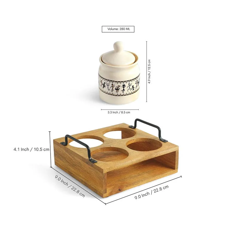 Creamora Ceramic Jar Set - Five Piece Set media 8