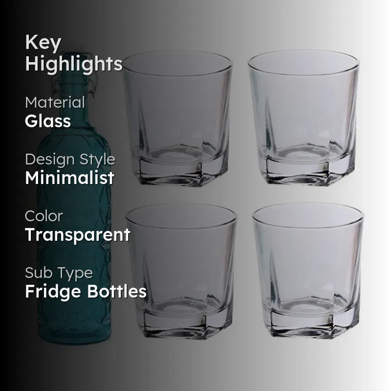Skyler 1000 mL Water Bottle With 200 mL Glasses - Five Piece Set media 2