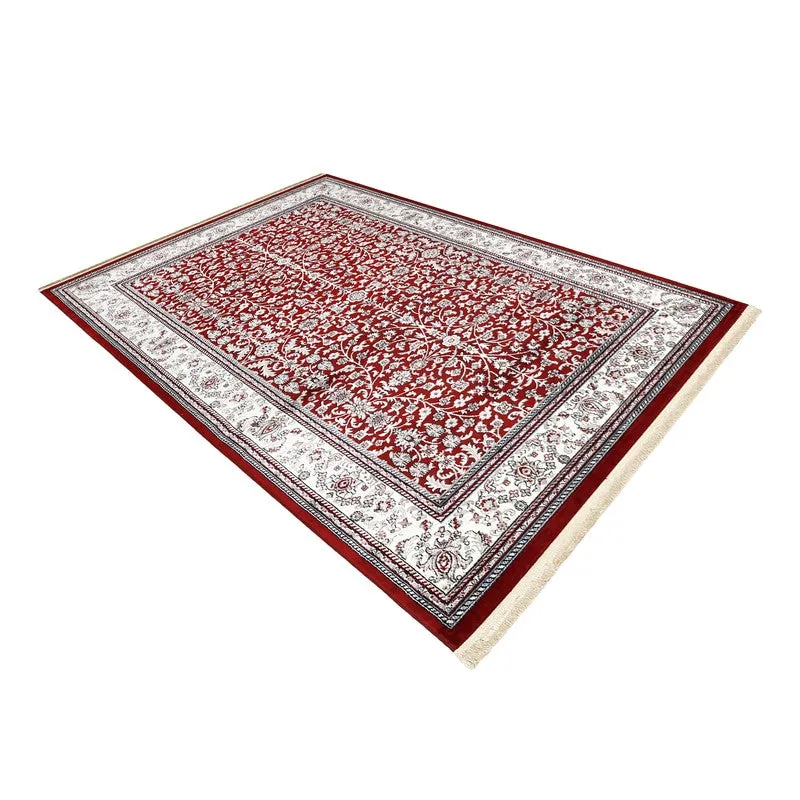 Noorvan Art Silk Carpet - Red media 4
