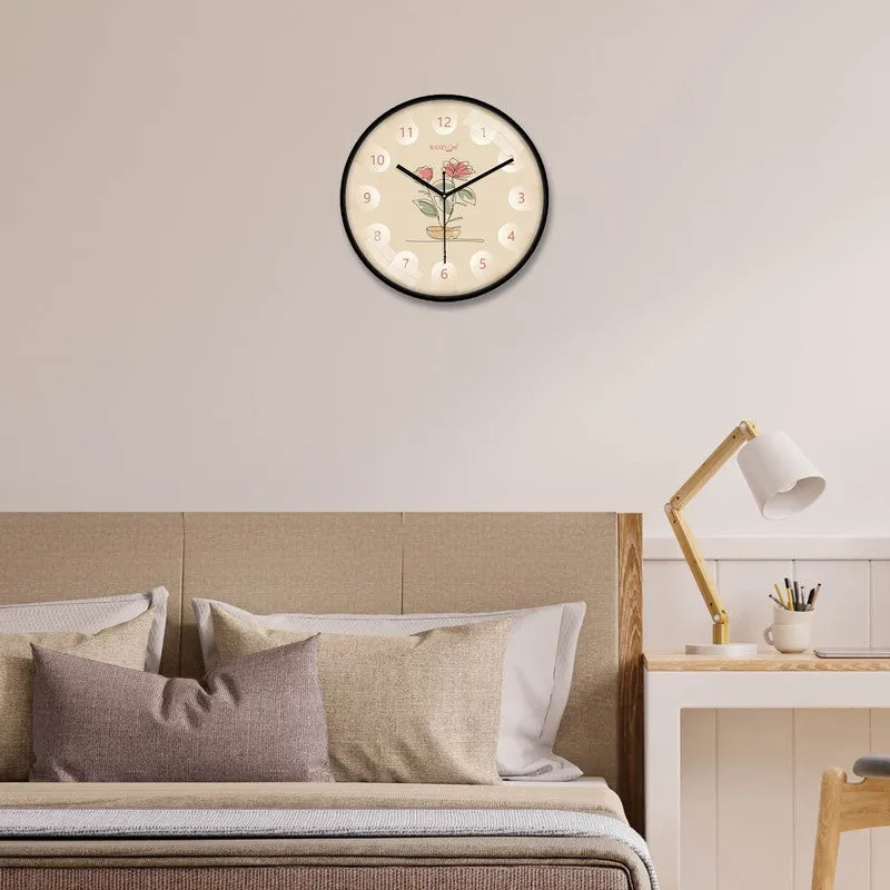 Grace Round Analog Wall Clock - Multicolor media 4