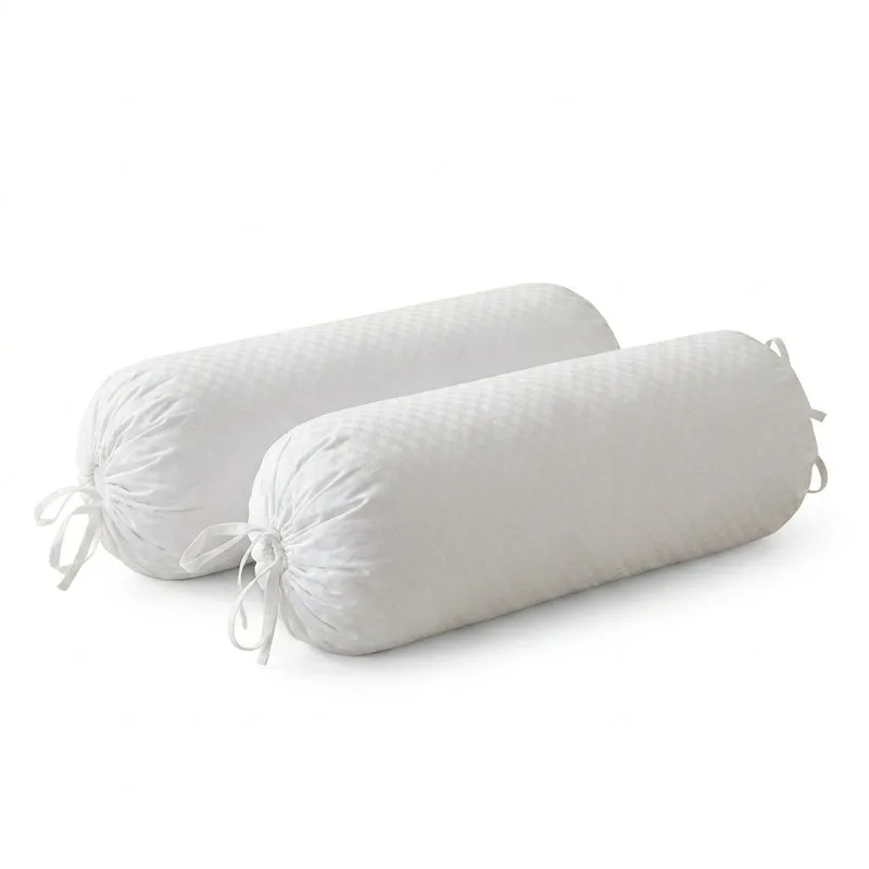 Swayam White Comfort Bolster Cover - Set Of Two media 5