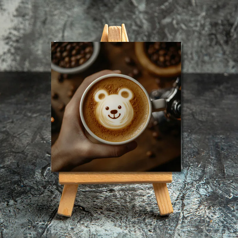Teddy Latte Showpiece media 4