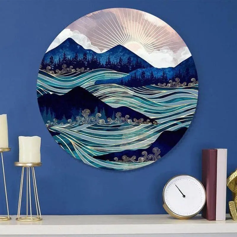 Swirl At The Dawn Canvas Wall Art media 1