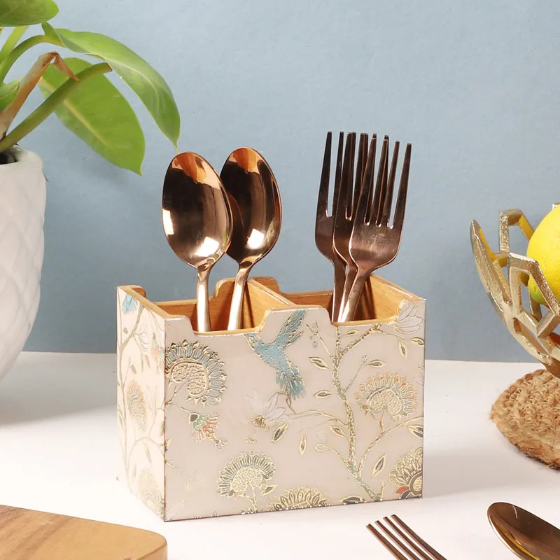 Blossom Glow Twin Section Cutlery Holder media 1