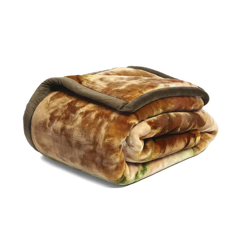 Monte Carlo Autumn Whisper Blanket (Brown) - 1000 GSM media 5