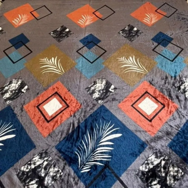 Petanox Floral Woolen Blanket (Multicolor) - 330 GSM media 3