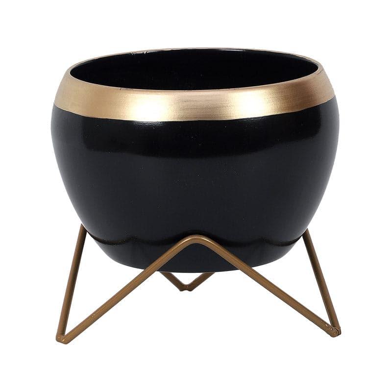 Apple Dun Planter (Black) - Set Of Two media 5