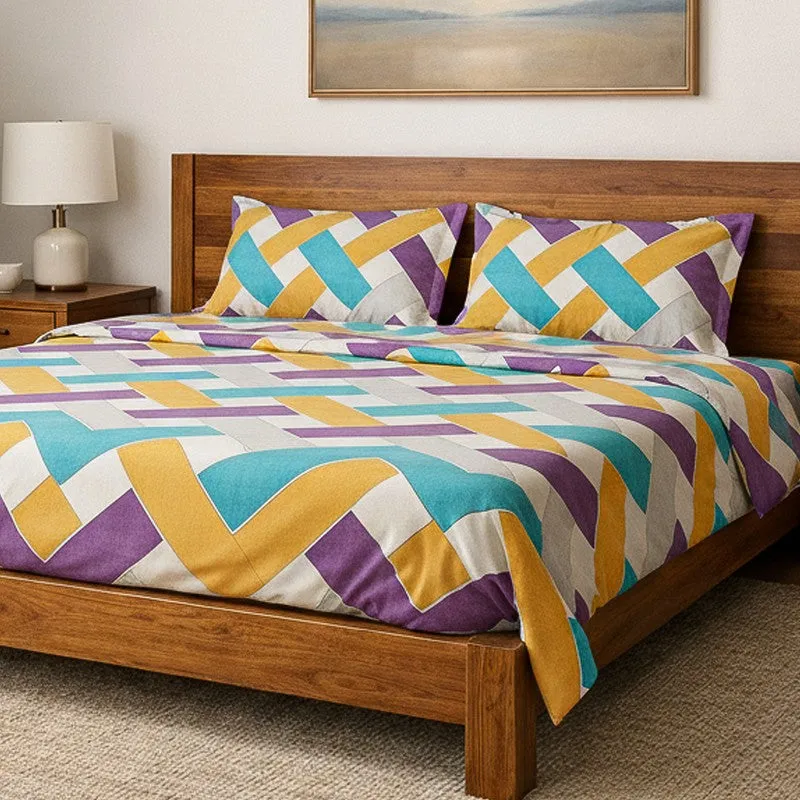 Poppins Weave Microfiber Bedsheet - 125 GSM media 3