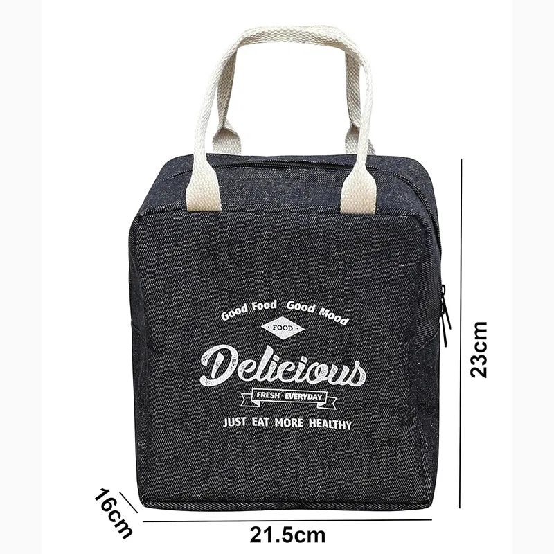 Deliciosa Denim Lunch Bag media 5