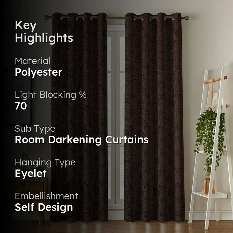 Dream Drape Curtains (Brown) - Set Of Two media 2