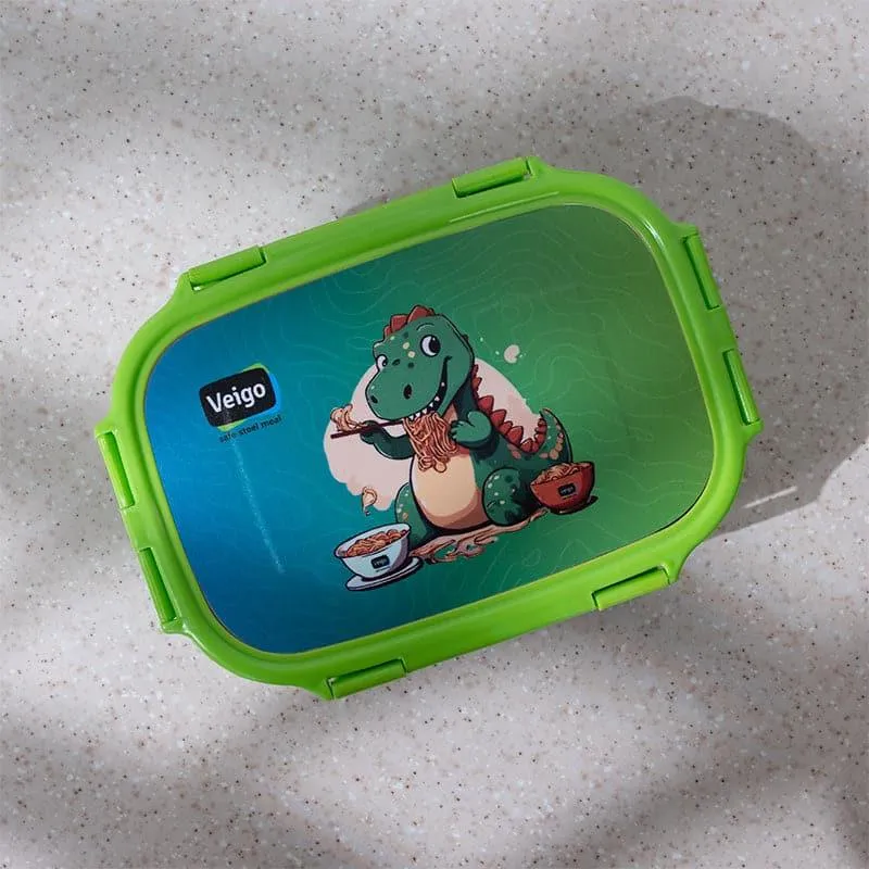 Croc Whimsy Green Lunch Box (775/150 mL) - Two Piece Set media 4