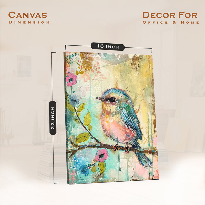Whimiscal Bird I Wall Art media 8