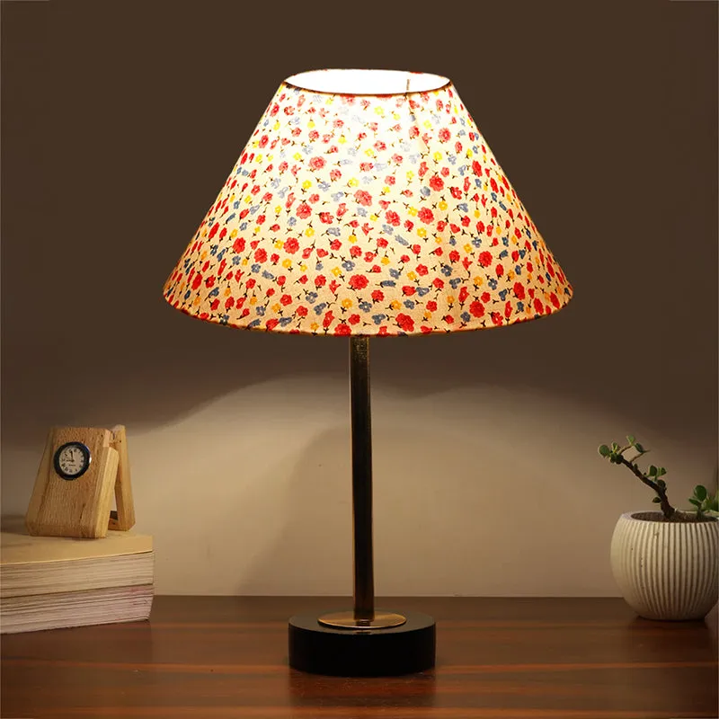 Fleura Conical Rodin Wooden Table Lamp - Multicolor media 1