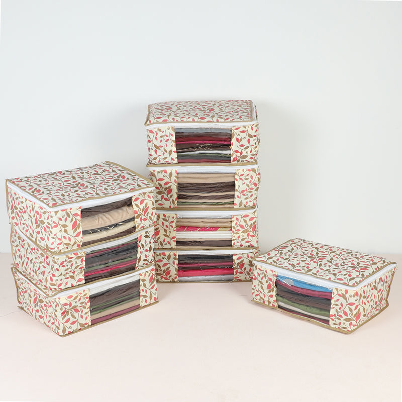 Flair Floral Saree Cover - Set Of Eight media 3
