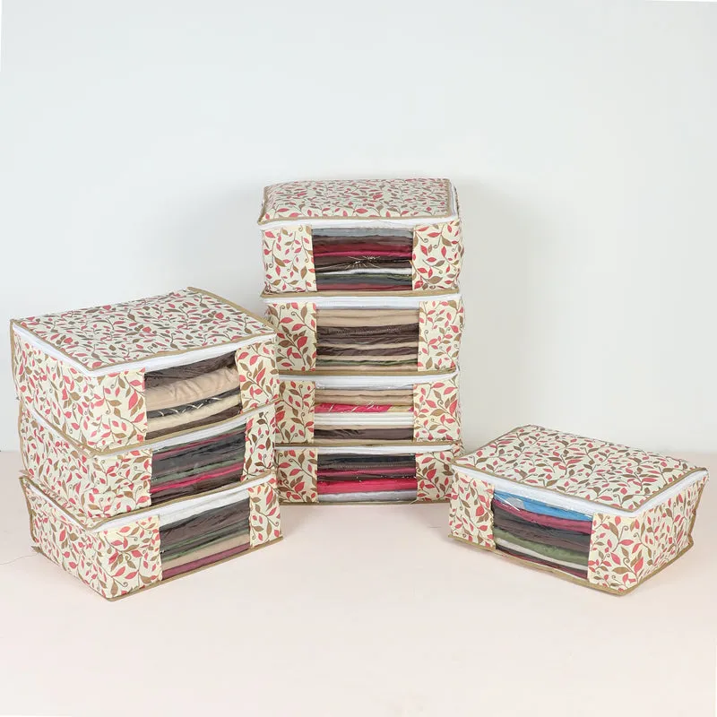 Flair Floral Saree Cover - Set Of Eight media 3