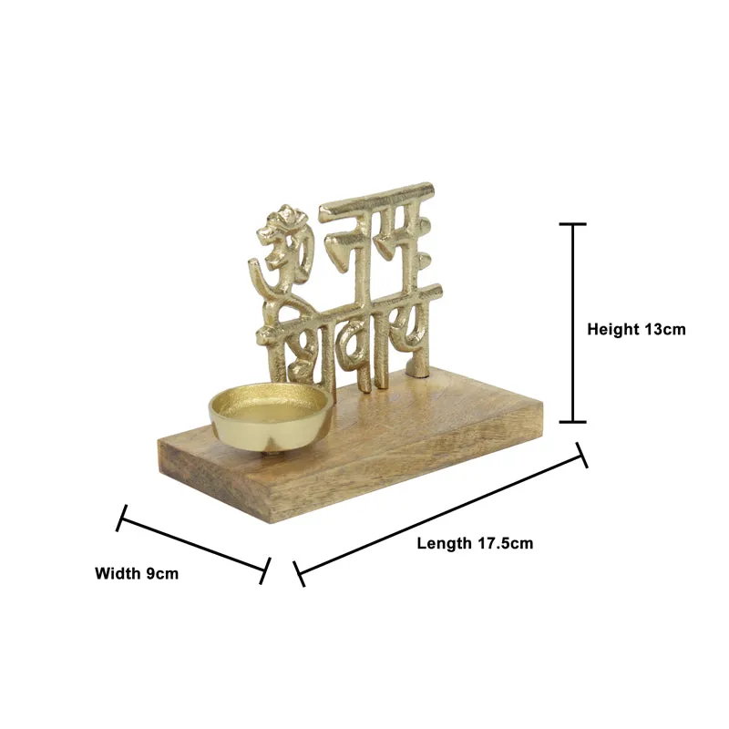 Nama Shivaya Festive Tealight Candle media 5