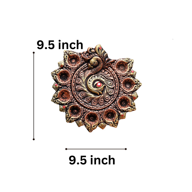 Mayurajyoti Terracotta Diya media 9