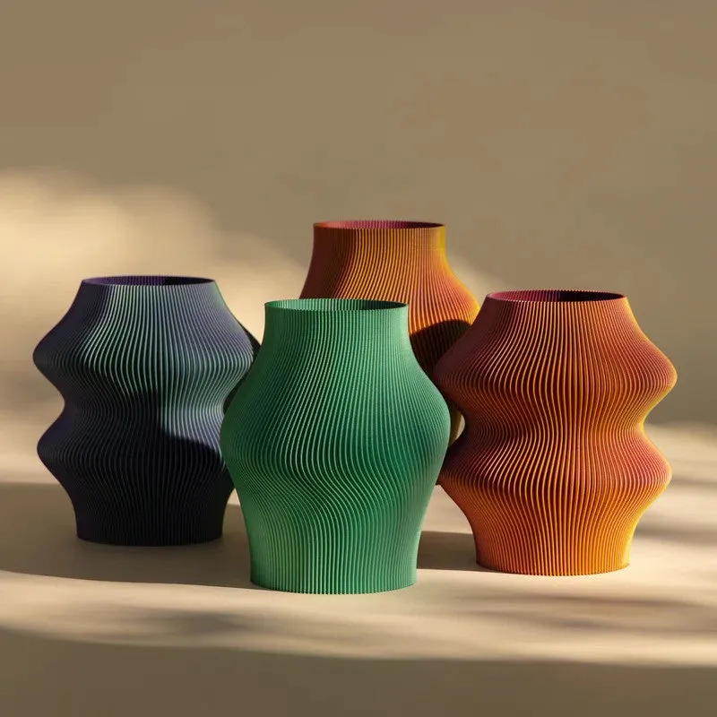 Fig Living Muse Vase GP (3d Printed) - Two Piece Set media 10