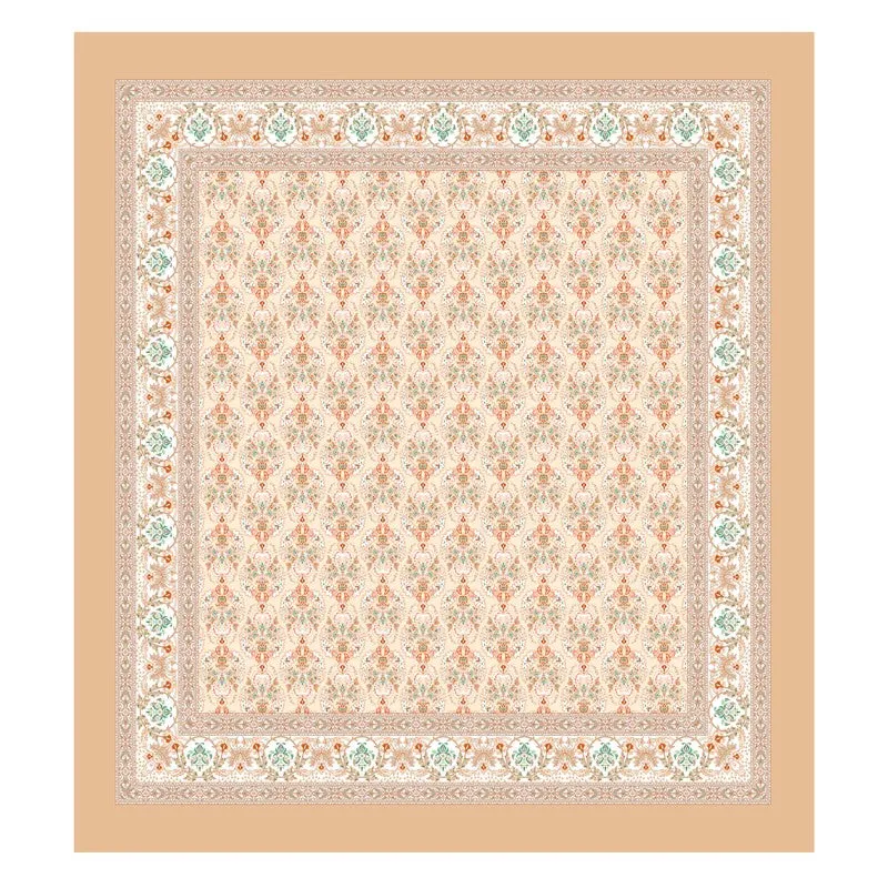 Rang Flowy Cotton Bedsheet (Orange) - 120 TC media 4