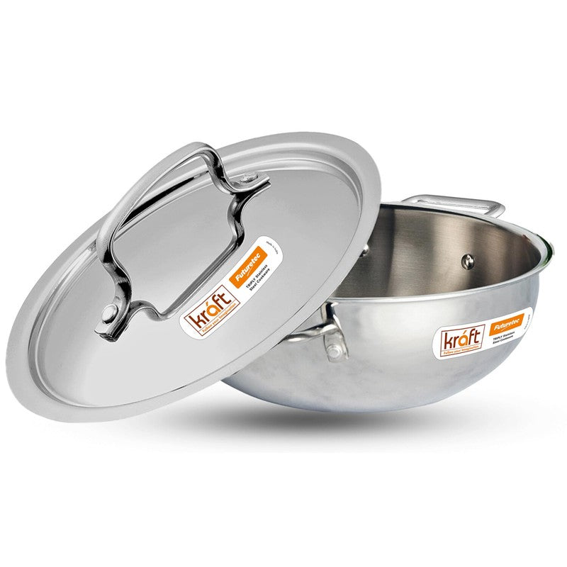 Kraft Cook Craze Kadhai With Lid - 3300 mL media 3