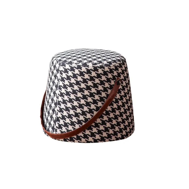 Quiet Comfort Pouffe (Black & White) - Set Of Two media 8