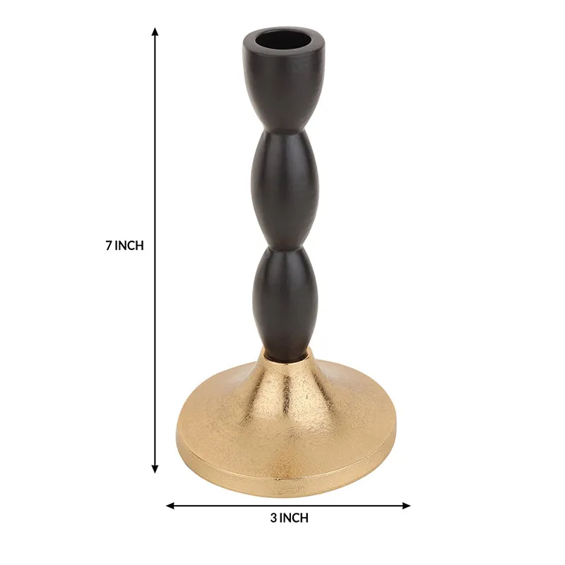 Delphia Candle Holder - Black media 5