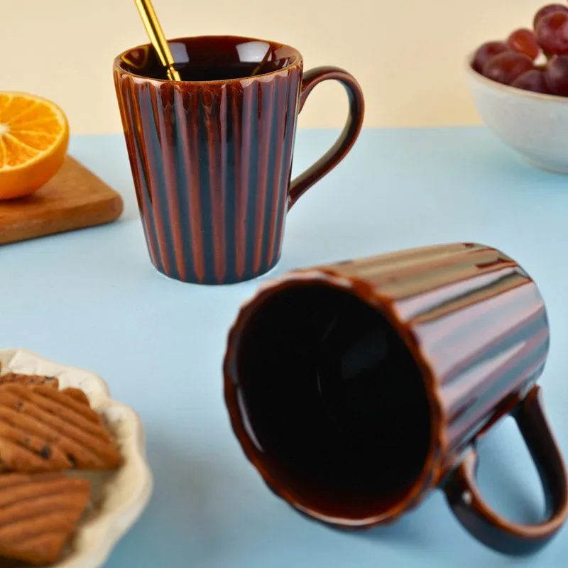 Listo Ceramic Coffee Mug (250 mL Each) - Set of Six media 3