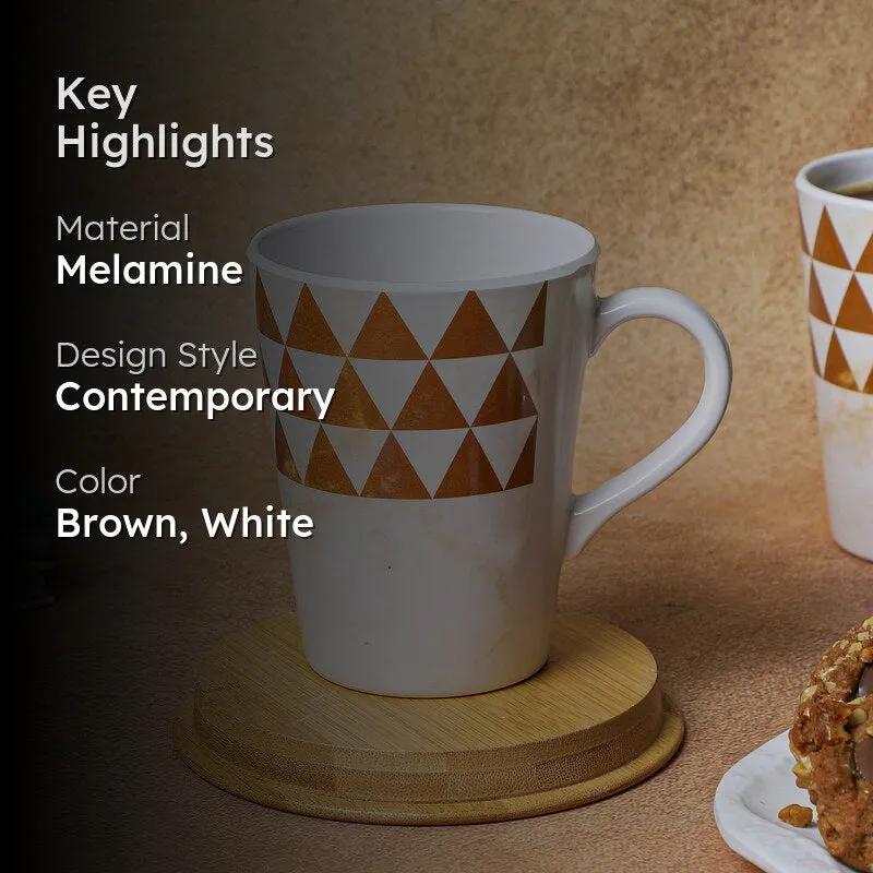 Mivano Melamine Coffee Mug (400 mL) - Brown media 2