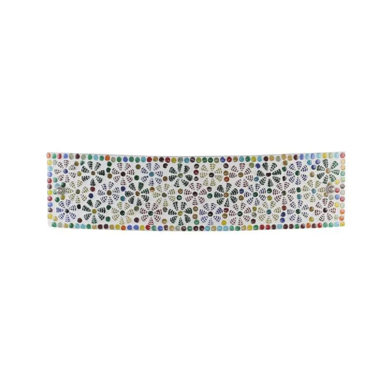 Floral Mantra Glass & Metal Wall Lamp media 4