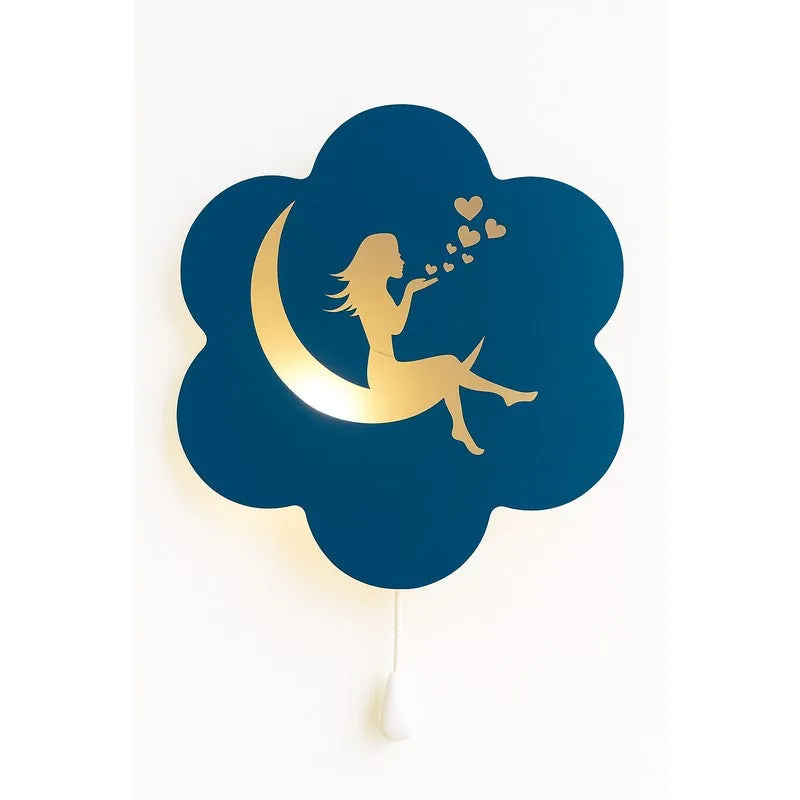 Enchanted Moon Light Battery Operated Wall Lamp media 3